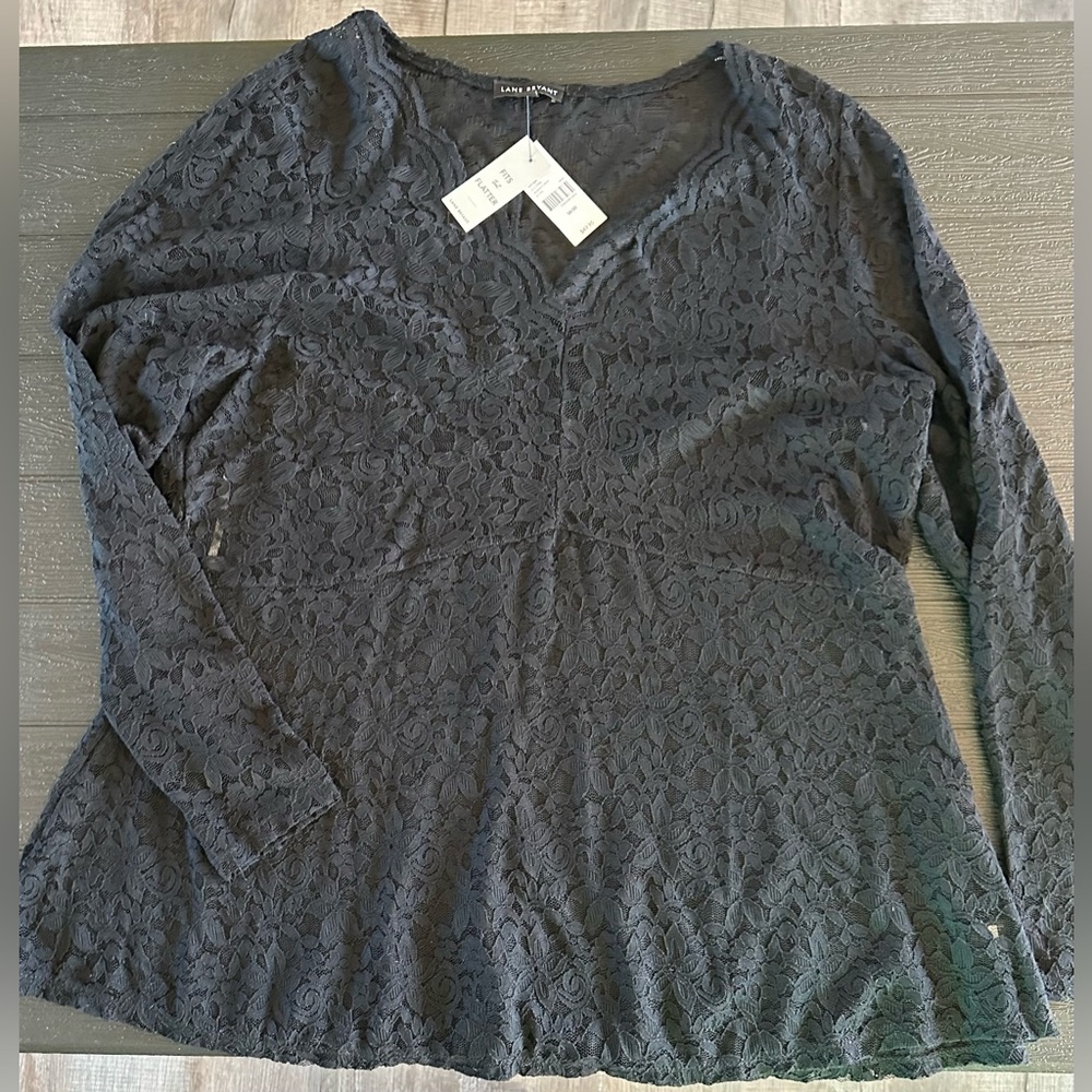 Lane Bryant Lace Fit and Flare top 18/20 NWT